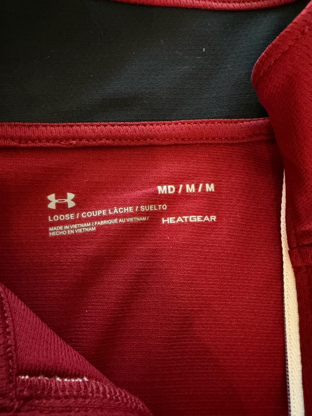 Under Armour Iowa State 1/4 Zip Pullover Red HeatGear Women’s M - Picture 5 of 7